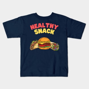 Slightly Wrong Healthy Snack Fast Food Kids T-Shirt